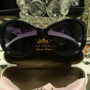 AUTHENTIC JUICY COUTURE ‼️LIMITED EDITION‼️RICH GIRL/S BLACK SUNGLASSES